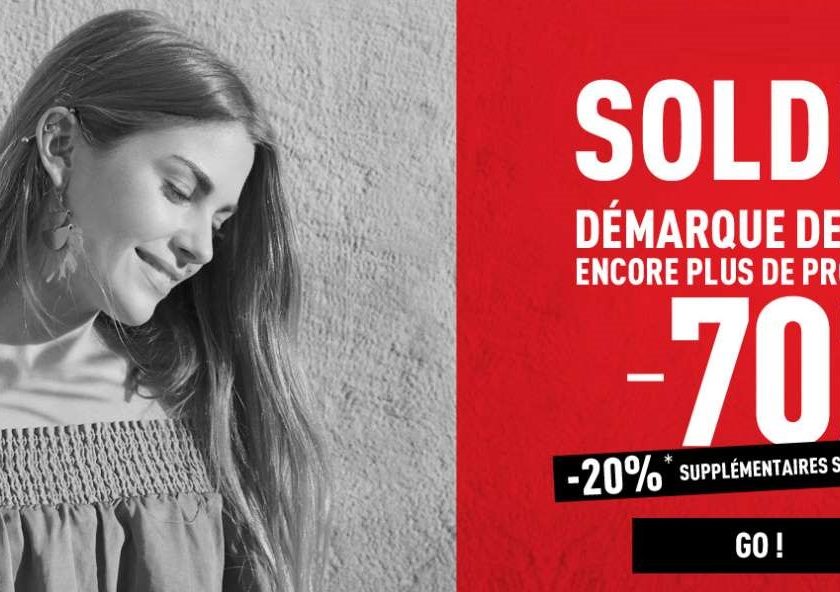 20% de remise en plus sur la dernière démarque Pimkie