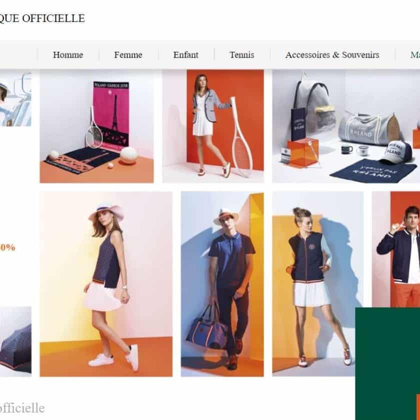 Dernière démarque boutique Roland-Garros