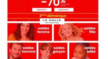 Deuxième démarque La Halle ! encore plus d’articles pas chers