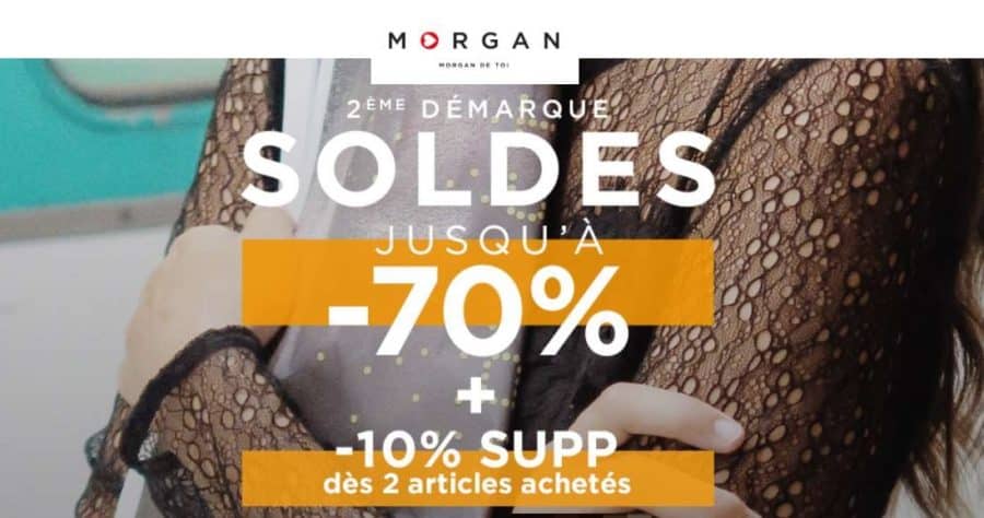 Deuxième démarque Morgan de Toi : maintenant jusqu’à -70% (-10% supplémentaires à partir de 2 articles)