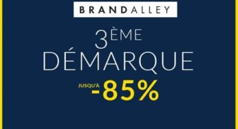 Maintenant jusqu’à -85% pour la troisième démarque des soldes Brandalley