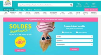 15% remise supplémentaire sur les soldes Avenue des Jeux dès 2 produits