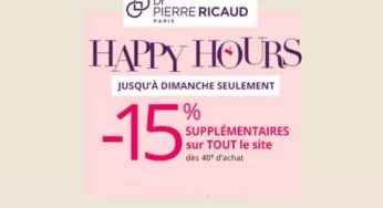 15% de remise sur le site Dr Pierre Ricaud dès 40€ d’achat même promo (jusqu’à ce soir)