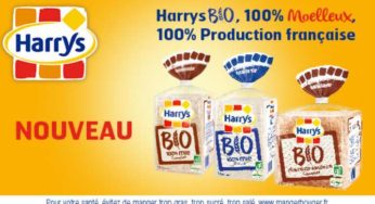 Coupon de réduction Harrys Pain de mie BIO à imprimer : 0,60€ de remise