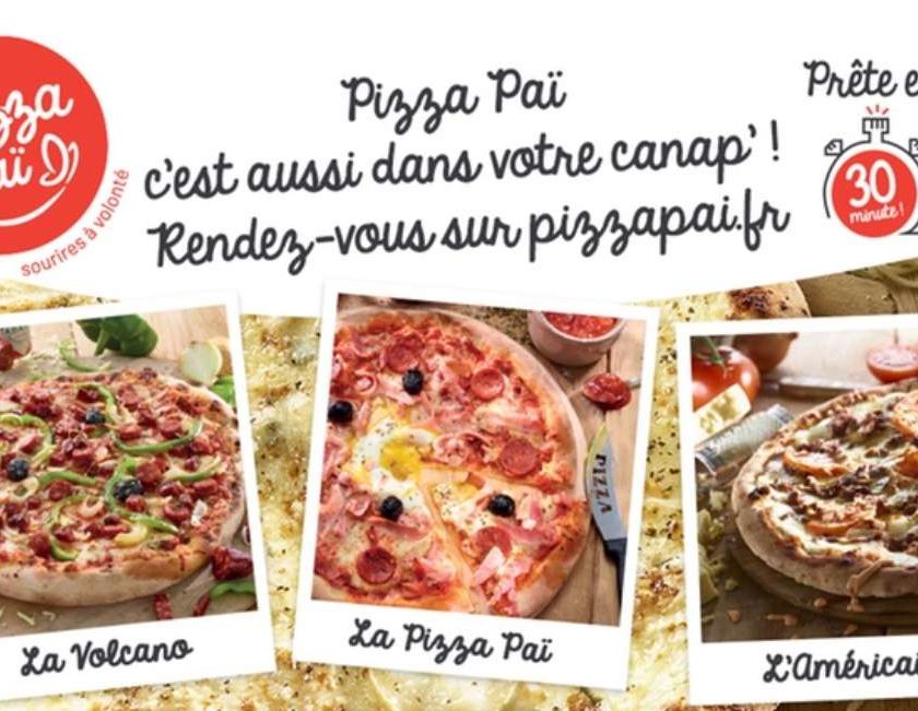 coupon pour bénéficier de l’offre 1 pizza achetée Pizza Paï = 1 pizza gratuite