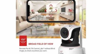 23,99€ caméra Wi-fi de surveillance rotative Victure avec vision nocturne et détection de mouvement (HD grand angle & Micro)