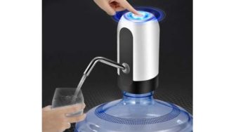 9,60€ distributeur électrique pompe à eau pour bouteille (sans fil recharge via USB)