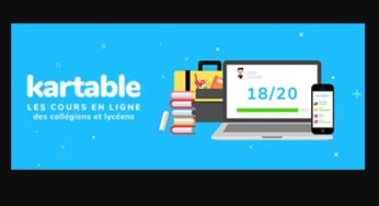 Abonnement Kartable pas cher : 29€=1 an / 49€=2 ans de soutien scolaire en ligne collège et lycée (au lieu de plus du double)