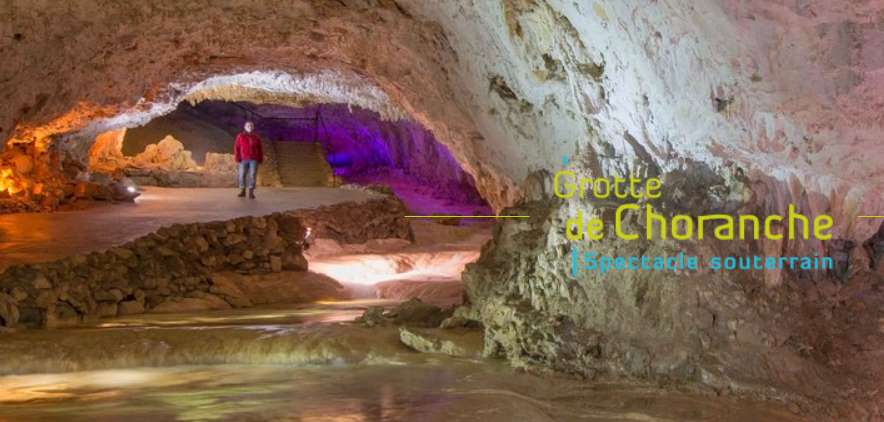 Visite guidée de la Grotte de Choranche pas chère ! 4€ (enfant) / 6€ (adulte) / 16€ (famille)