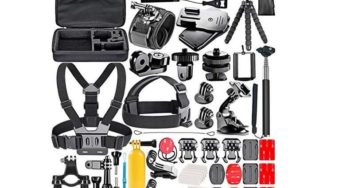 PROMO 16,19€ le kit étui avec accessoires GoPro / camera sport Neewer (53 pièces)