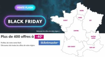 -40% sur 500 spectacles, concerts partout en France pour le Black Friday Ticketmaster