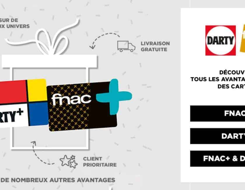 Cartes FNAC et Darty pas chères