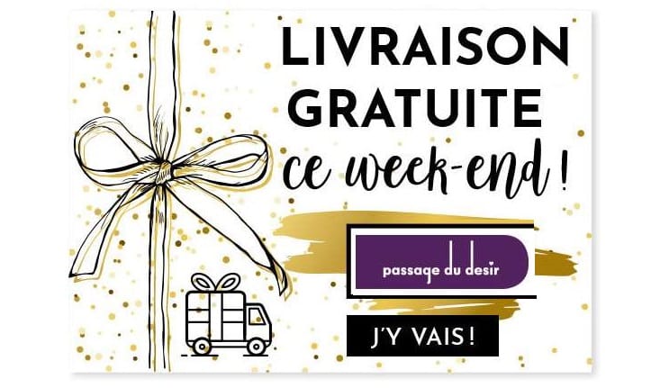 Code promo livraison gratuite Passage du Désir (lingerie et articles sexy) dès 20€