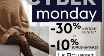 Cyber Monday Le Bourget : 40% de remise sur tout (30% + 10%)