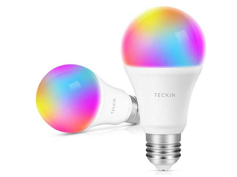 PROMO 19,59€ lot de 2 ampoules connectées LED WI-FI TECKIN (compatibles Google Home et Alexa) 💡