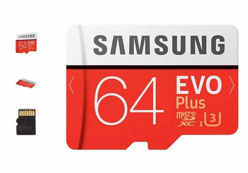 microSDXC 64Go U3 Samsung EVO PLUS 100Mos ROSEGAL