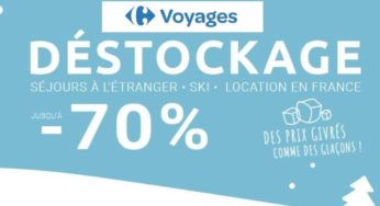 Déstockage séjours sur Carrefour Voyages : jusqu’à -70% (France, Etranger et Ski)