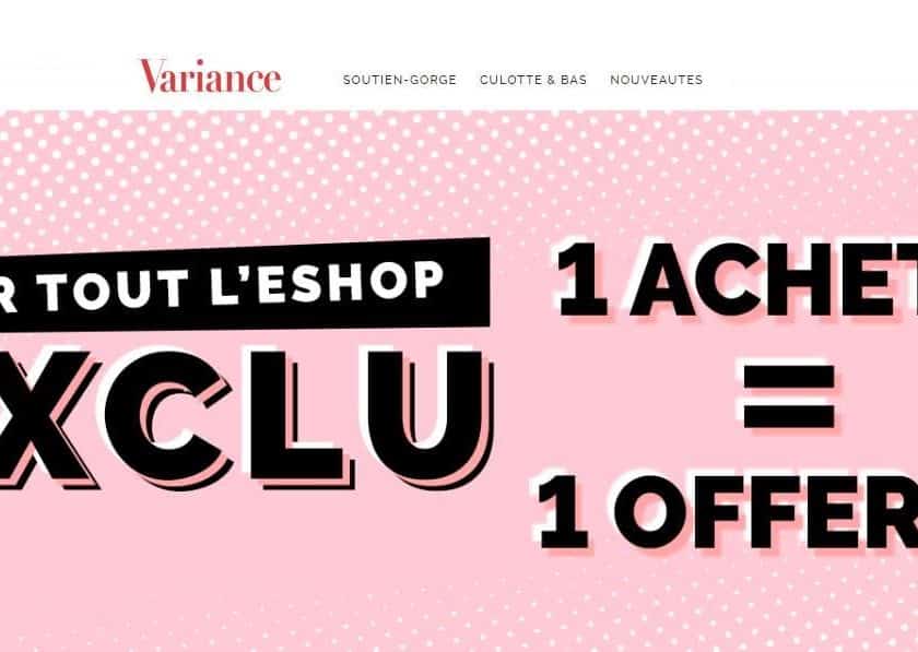 Variance Lingerie 1 article gratuit