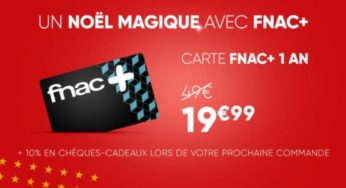 Vente privée carte FNAC+ : 19,99€ au lieu de 49€ + 10% sur votre 1er achat