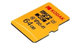 Vente flash : 9,96€ la carte micro SD 64Go Kodak U3 et 19,03€ en 128Go port inclus