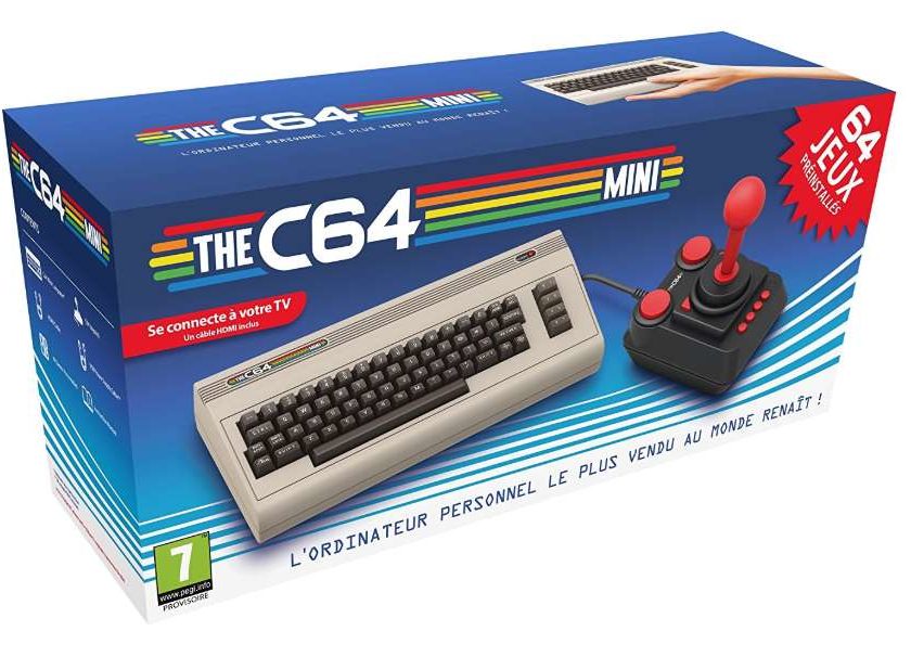 console The C64 Mini (64 jeux + joystick)