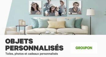 30% de remise sur les produits personnalisés Groupon (livres photo, mug, figurines, pendentifs…)