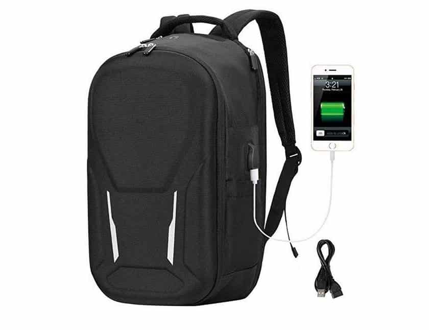 sac à dos ordinateur avec port USB et compartiment antivol Vbiger