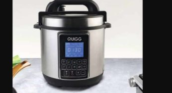 Chez Aldi : 59,99€ Autocuiseur électrique Quigg (écran LCD, 8 programmes, 5L)