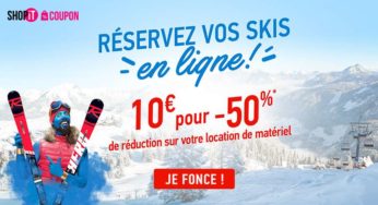 Bon de réduction Skimium : -50% sur la location de matériels de ski pour 10€