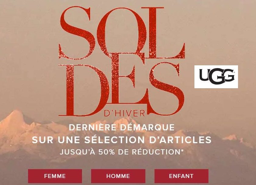 Dernières démarques des soldes UGG