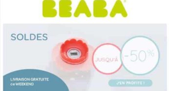 Livraison gratuite sur la boutique Béaba + soldes jusqu’à -50%