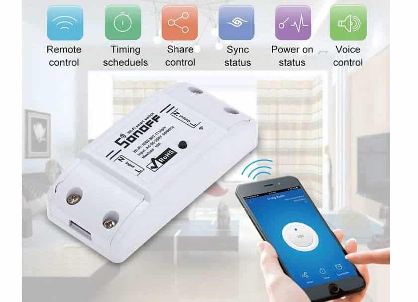 Switch WiFi Sonoff ITEAD 10A