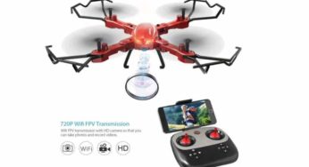 29,99€ drone camera Wi-fi GoolRC T5W PRO 720P HD (stabilisateur d’altitude, transmission en temps réel, 2 batteries…) port inclus