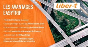 Badge télépéage Easytrip Pass ou Easytrip Driver à 5€ au lieu de 16€ (port inclus)