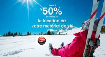 Vente privée SPORT2000 : jusqu’à -50% sur la location de matériel de ski