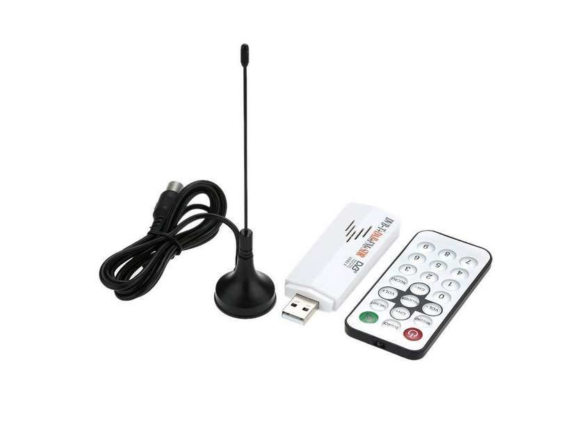 clé USB récepteur DVB-T + DAB + FM + TV Stick avec antenne et télécommande Andoer