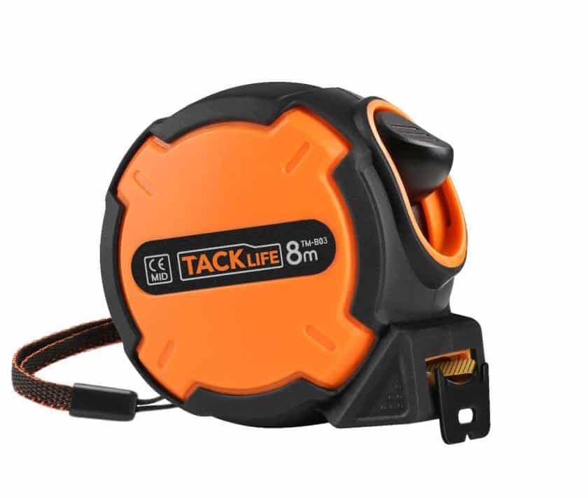 mètre ruban 8 mètres Tacklife TM-B03 résistant pas cher