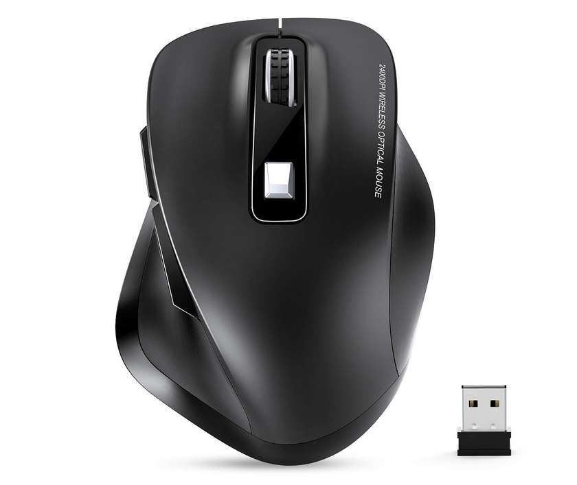 souris sans fil 6 boutons TedGem avec DPI réglables