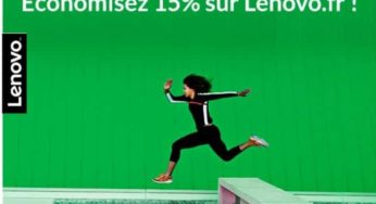 15% de remise sur le site Lenovo (PC, tablettes, hybrides, ThinkPad, ThinkCentre, ThinkStation, accessoires et garanties) – uniquement aujourd’hui