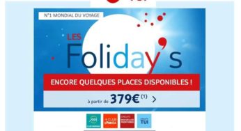 FOLIDAY’S TUI : les offres de séjours en été à prix fous de Tui (club Lookea, Marmara, Tui Sensimar..) 🔥 DERNIER JOURS