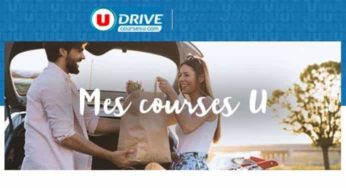 Offre première commande Courses U : 15€ de remise dès 70€ (drive magasins U)