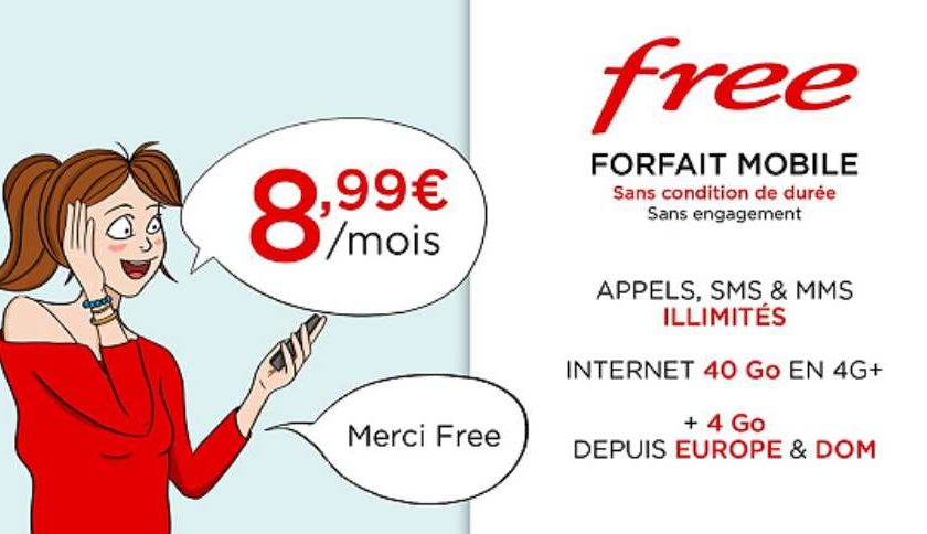 Vente Privée forfait Free Mobile sur Veepee