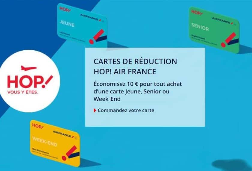 remise sur les cartes HOP ! Air France