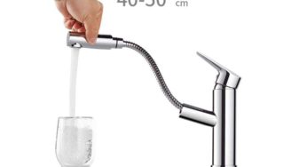 25,99€ robinet mitigeur cuisine – salle de bain avec douchette extractible Desfau – livraison gratuite