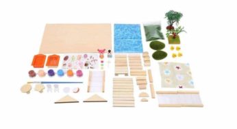 21,32€ le kit maquette maison miniature avec jardin et personnages