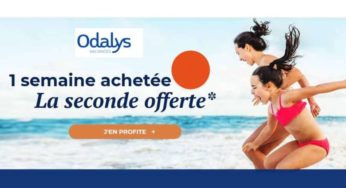 Offre 1 semaine achetée = 1 semaine offerte avec Odalys Vacances (France et Espagne)