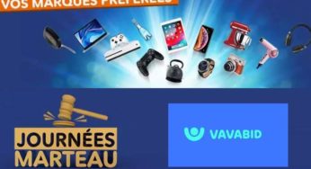 Journées marteau Vavabid : 48h de ventes aux enchères en ligne (Samsung S9, Kitchenaid, drone Parrot…)