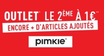 Offre Outlet Pimkie : 1 article acheté = le second pour 1€