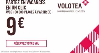 Voyagez en avion à partir de 9€ avec la vente Volotea sur 100000 billets