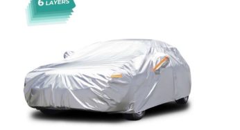 43,19€ bâche pour voiture universelle haute protection (anti UV, imperméable…) avec doublure coton Audew – port inclus